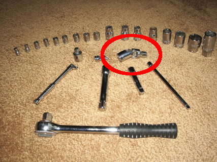 Socket set flexible coupling used in steering gear