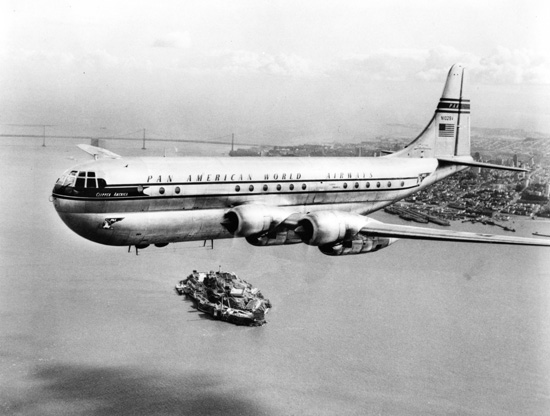 10 surprising facts about aviation, including Boing 377 stratocruiser